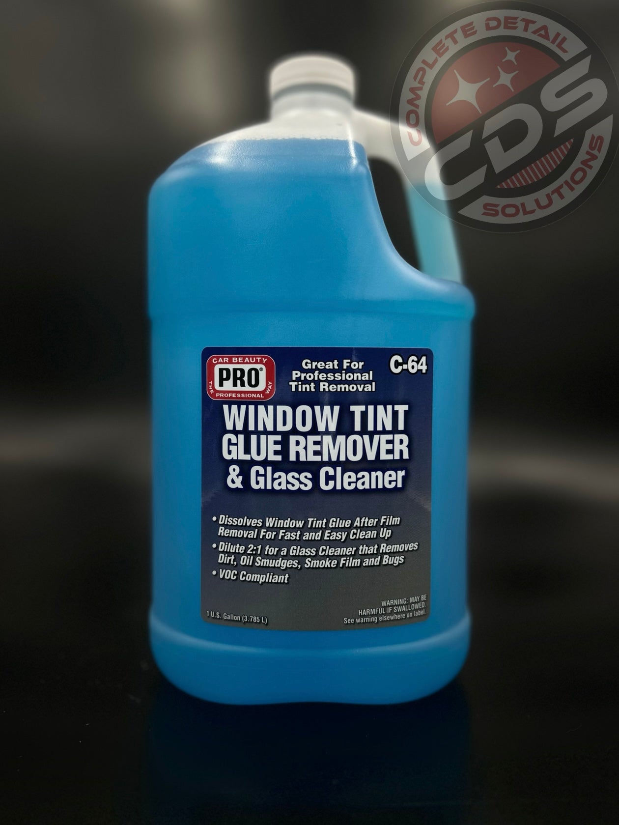 Pro Window Tint Glue Remover C64 Complete Detail Solutions