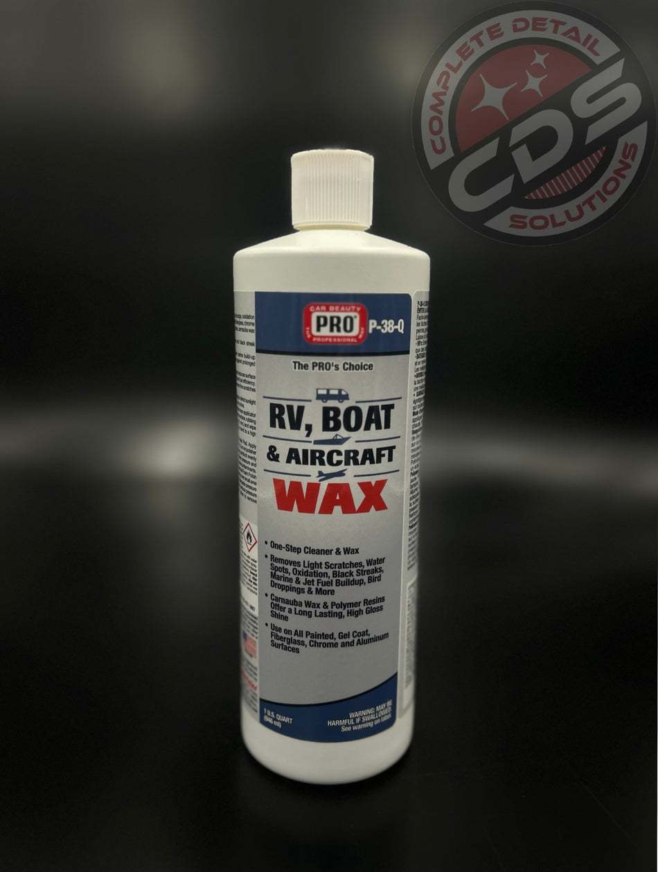 Pro - RV, Boat & Aircraft Wax - P-38