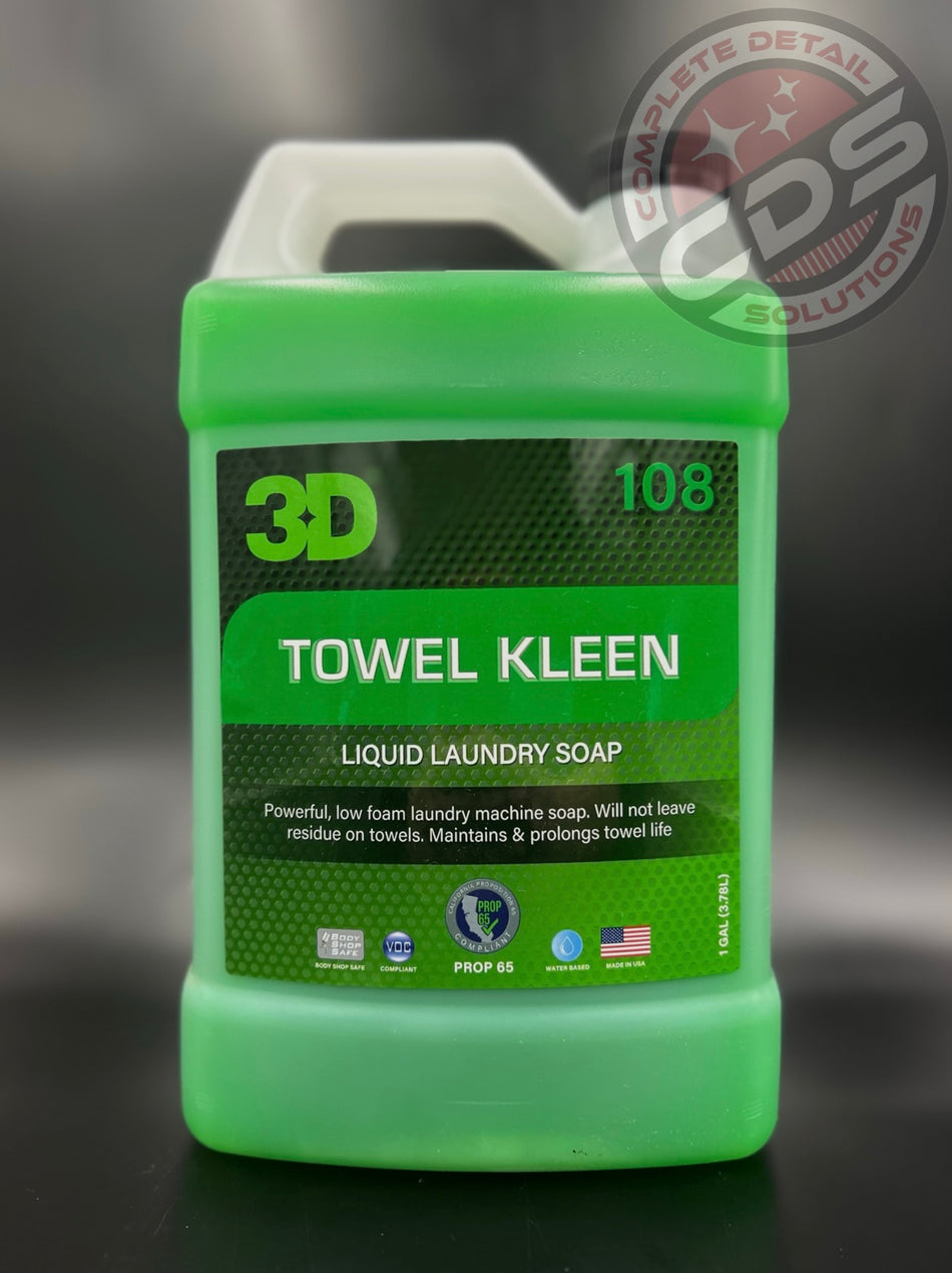 3D International- Towel Kleen Microfiber & Towel Soap Gal- 108G01