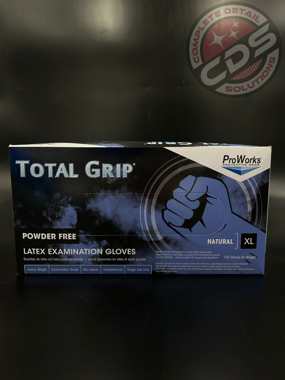 Hospeco- Latex Exam Grade Powder Free 8Mil Gloves
