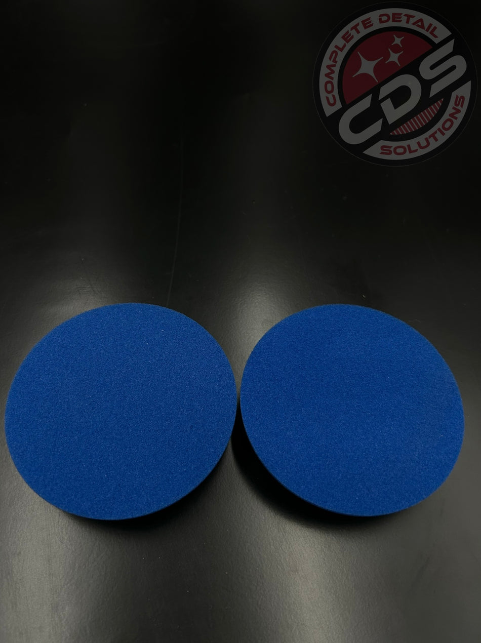 Buff and Shine- 3" Uro Foam Medium Cut Pad- Dark Blue (2 Pack)- 356CR