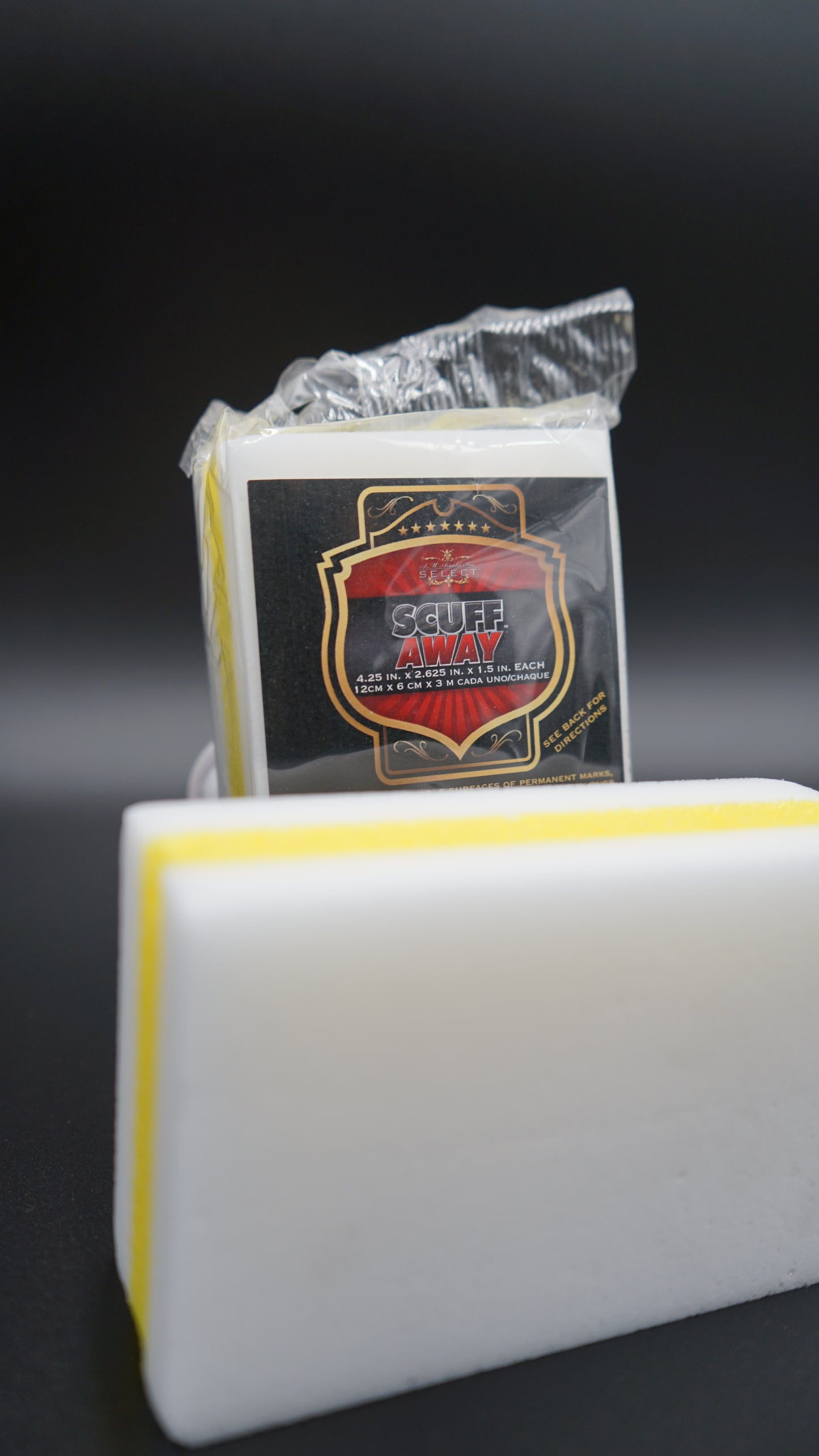 SM Arnold- White Eraser Sandwich with yellow foam- 85-426