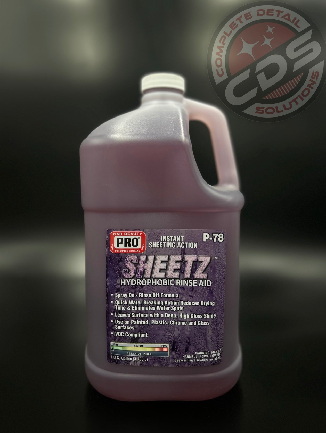 Pro-SHEETZ™ RINSE AID - P-78 – Complete Detail Solutions