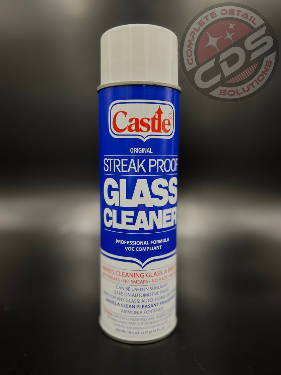 CASTLE® - STREAK PROOF™ Aerosol Glass Cleaner