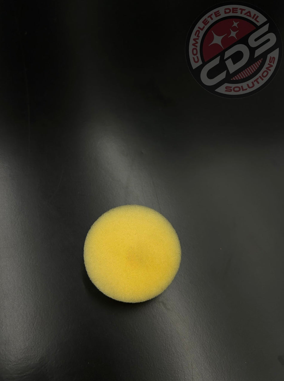 Buff and Shine- 1" Uro Foam Medium Cut Pad- Yellow- 6 pack- 134CR